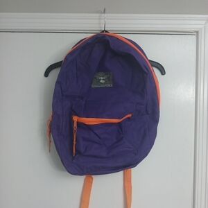Purple and Orange Eagles Sport Backpack